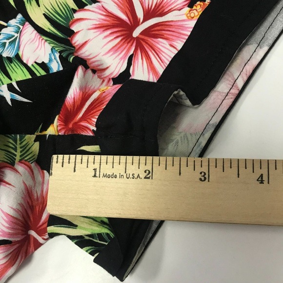 Banned Apparel Romper Womens Small Tropical Floral Print Retro Adjustable Straps - Picture 12 of 12